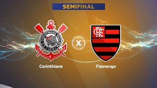 FLAMENGO X CORINTHIANS  COPA DO BRASIL  GAMEPLAY TESTE [upl. by Moretta]