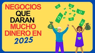 Negocios rentables en 2025 [upl. by Ssur]