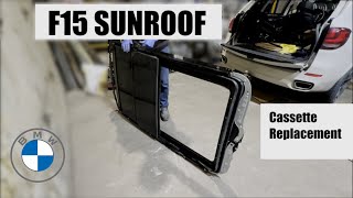 Sunroof Cassette Replacement BMW F15 X5 [upl. by Otilrac]