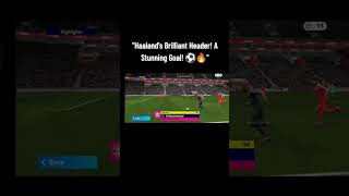 quotHaalands Brilliant Header A Stunning Goal ⚽🔥quotfootball efootball pesmobile haaland goals [upl. by Ciprian951]