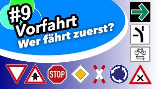 9 Vorfahrt  Vorfahrtsregeln  Fahrschule Punkt [upl. by Rothberg50]