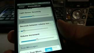 PocketMode  Augmentation auto de la sonnerie de votre iPhone lors dun appel reçu [upl. by Oderf]