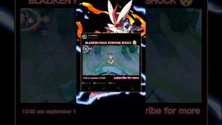 BLAZIKEN ROCK EVERYONE SHOCK 🤯 pokemonunite gameplay clutch crisheroes blaziken shorts viral [upl. by Henig]