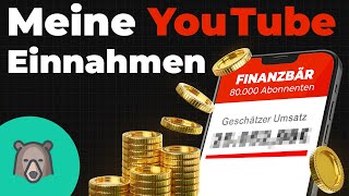 Youtube Einnahmen mit 80000 Abonnenten  ALLE Zahlen  Analyse📈 [upl. by Fennie608]