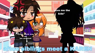 The afton siblings meet a KARENjxpiterFNAFafton family [upl. by Zetnom827]