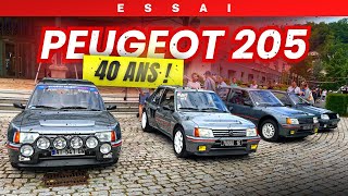 40 ans de la Peugeot 205  On y était  Plus de 500 Peugeot 205 présentes 🔥 [upl. by Siladnerb]