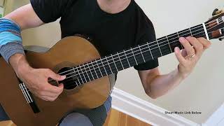 Waltz by Carulli Op241 No1  Easy Classical Guitar Prep [upl. by Morel]