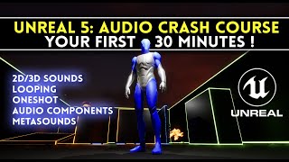 Unreal Engine 5 Audio Crash Course  Your First 30 Minutes Using Sound [upl. by Annehs]