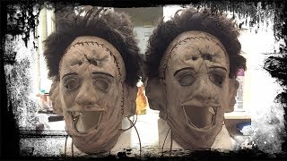 Tots 1974 Leatherface Mask  DIY 2 for a Client [upl. by Fabyola]