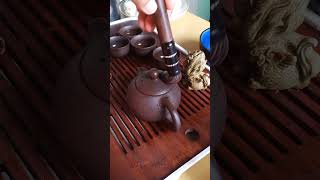 Chinese Green Tea Brewing Process beverage gongfucha greentea chinese [upl. by Noissap]