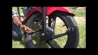 NEW 2014 HONDA CB SHINE 125 CC BIKE review [upl. by Barbra]