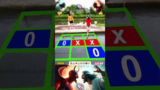 Jesus vs Satan ：Who will win the game of squares✅🙏👍❤😀 jesus shorts [upl. by Zoldi867]