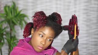 How I dye my natural hair at home no bleach featuring Sally Beauty Supply [upl. by Ingvar827]