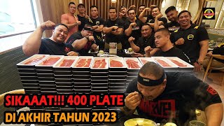 NGABISIN 400 PLATE SHABU HACHI  DI AKHIR TAHUN 2023 [upl. by Matthew658]