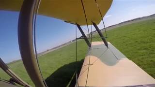 Short Tiger Moth flight from Henstridge airfield UK [upl. by Freya]