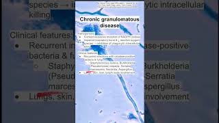 Chronic granulomatous disease [upl. by Nytsud]