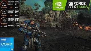 GTX 1660 SUPER  Warhammer 40000 Space Marine 2 [upl. by Bakemeier]