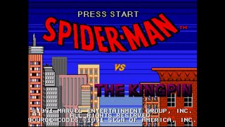 SpiderMan vs The Kingpin  Mega Drive Longplay [upl. by Dray]