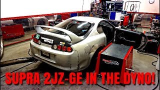 TOYOTA SUPRA 2JZ GE NA DYNO TUNE  VLOG 153 [upl. by Shira606]