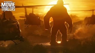 King Kong Fights Big Monsters in New Skull Island TV Spots [upl. by Head]