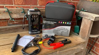 Oreetga 5000 Amp Car Jump Starter With Inflator InflatorDeflator Compressor Review [upl. by Carpio147]