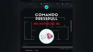 COMANDO PRESSPULL NO AUTOCAD 2020 [upl. by Eerol]