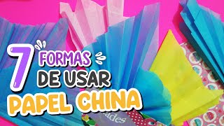 🎁Cómo hacer una BOLSA grande de papel SEDA Bolsa de papel SEDA o CHINA y CELOFÁN [upl. by Ysdnyl811]