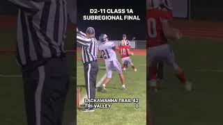 HS FOOTBALL Lackawanna Trail 42 TriValley 0  Highlights [upl. by Etennaej]