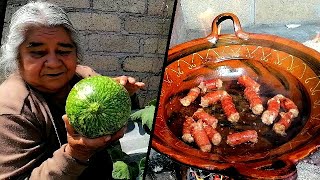 Cocinando Un Rico Chilacayote con Longaniza en Salsita Verde  LA COCICNA DE MI PUEBLO MXMama FELIX [upl. by Torp333]