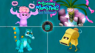 MDUZZAS CRYPT ISLAND All Monsters Sounds amp Animations  MSM The Lost Landscapes v09 [upl. by Berner767]