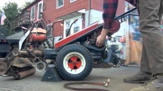 Gravely Startups and Moving Dirt With the Ariens Loader [upl. by Elorak]