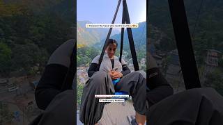 Bungy In Rishikesh bungee bungeejumping jumping adventure trending viral bungy shorts [upl. by Akcemat243]