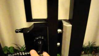 Wrought Iron Entry with Locinox Lock [upl. by Aihsekal698]