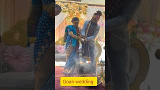 Goan Wedding 🥰😍ytshorts shortsfeed shots wedding viral weddingvideo [upl. by Ralyat]