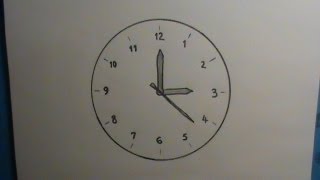 How to Draw a Clock [upl. by Marcin185]