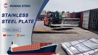 stainless steel plate Packing and delivery [upl. by Suoiluj86]