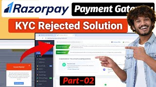 Razorpay Reject Solution  Razorpay KYC Under Review Verification Process  Payment Gateway KYC 2024 [upl. by Ayifa]