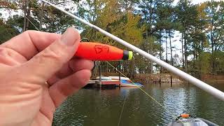 Catching CRAPPIE on LIVE MINNOWS and a Bobber [upl. by Llerol519]