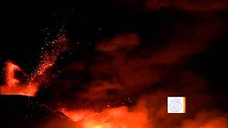 The Early Show  Mt Etna eruption caught on tape [upl. by Ahsikram]