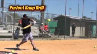 Softball Hitting Simple Drill teaches Perfect Wrist SnapPros discuss snapSM19 [upl. by Mona86]