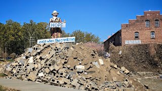 Asheville NC Helene Aftermath River Arts District walk through October 15 amp 16 2024 [upl. by Hamas]