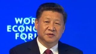 Chinese President Xi Jinping delivers keynote speech at WEF opening ceremony [upl. by Ttevy772]