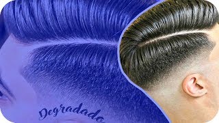 ✂️🔝 Corte en TENDENCIA para Hombre a NAVAJA con CUCHILLA DEGRADADO AFEITADO PIEL Barbero Peluquero [upl. by Garland]