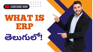 WHAT IS ERP ENTERPROCES RESOPUCE PLANNING IN TELUGU [upl. by Ennayelhsa]