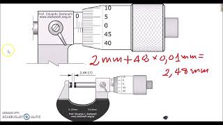 Cómo hacer lectura de medidas en el Tornillo Micrométrico [upl. by Ainiger]