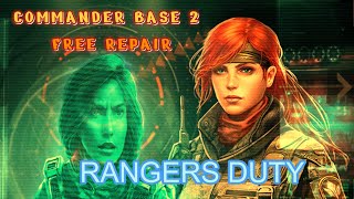 WAR COMMANDER  COMMANDER BASE 2 FREE REPAIR RANGERS DUTY [upl. by Okimuk]