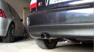 Audi A3 8L 18T exhaust sound [upl. by Airbas]