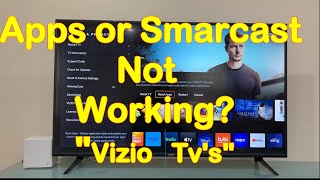 How to fix apps not working on Vizio Smart TV quotSmartCast Not Availablequot [upl. by Markson771]