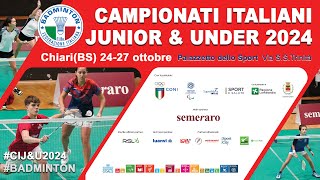 Campionati Italiani Junior e Under 2024  Campo 6  Finali [upl. by Aitnahs]