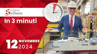 “IN TRE MINUTI” NOTIZIARIO DEL 12 NOVEMBRE 2024 [upl. by Hersh498]